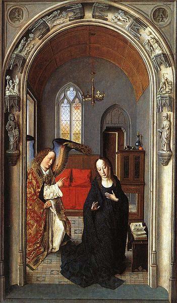 Dieric Bouts The Annunciation France oil painting art